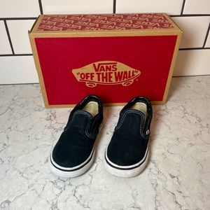 Kids canvas slip-on vans